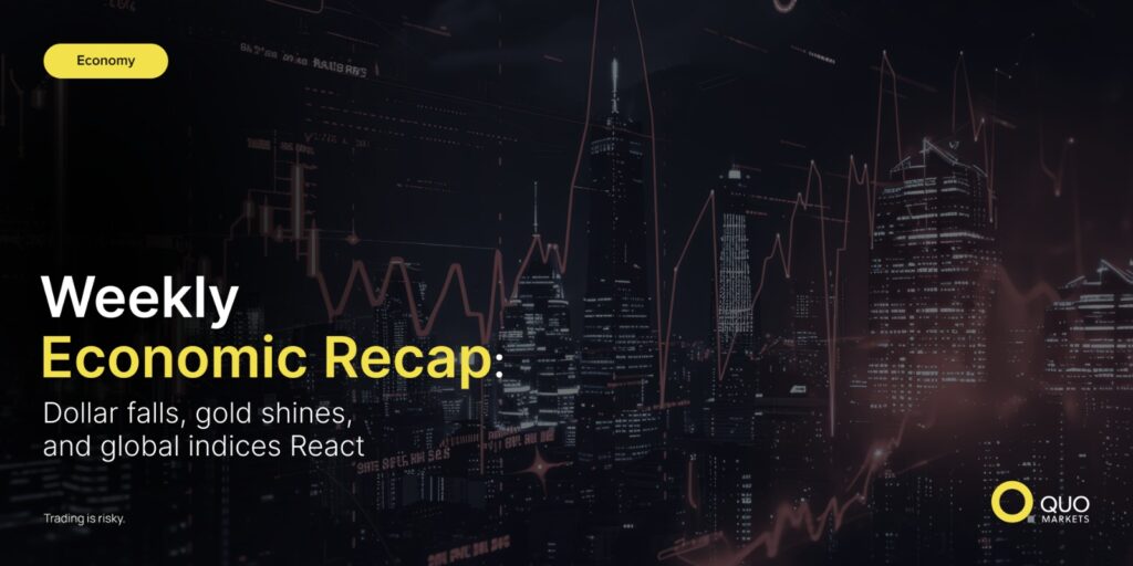 Weekly Economic Recap: Dollar Falls, Gold Shines, and Global Indices React