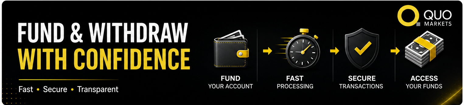 QuoMarkets Deposits & Withdrawals